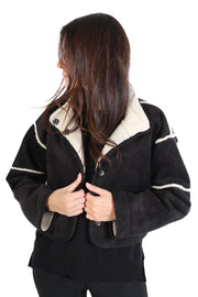 Kelly Sherpa Cropped Jacket