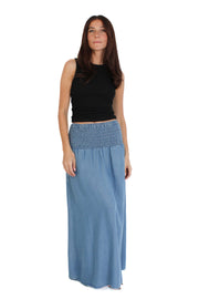 Suzanne Medium Denim Skirt