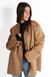 Camel Ennis Wool Blazer