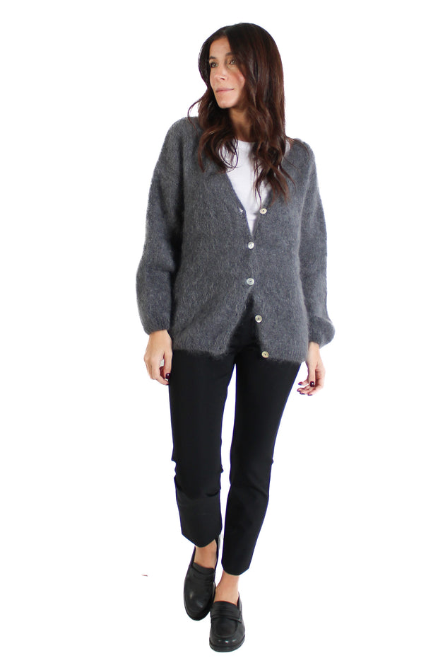 Dark Grey Cornelia Cardigan