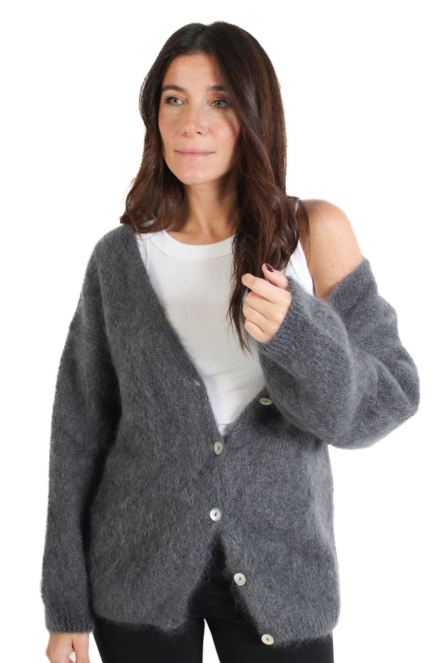 Dark Grey Cornelia Cardigan