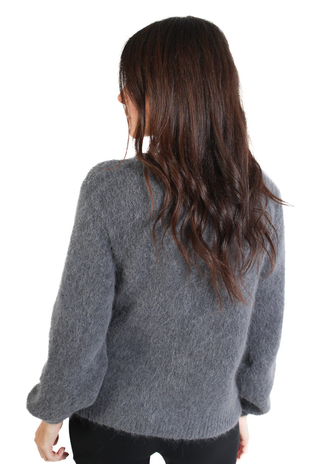 Dark Grey Cornelia Cardigan