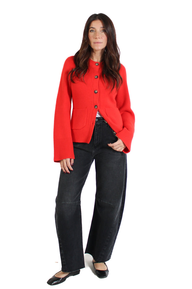 Red Dani Cardigan