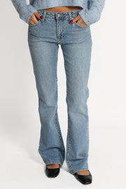 Low Rise Vintage Slim BootCut Jeans