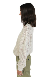 Chalk Knit Bomber