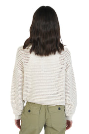 Chalk Knit Bomber