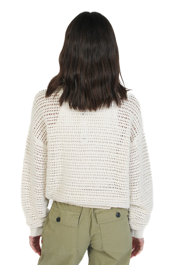 Chalk Knit Bomber
