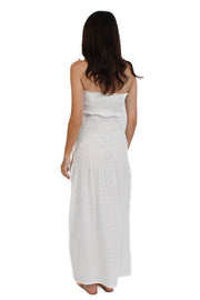 Daisy Strapless Eyelet Dress