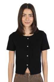 Siham Black Cardigan