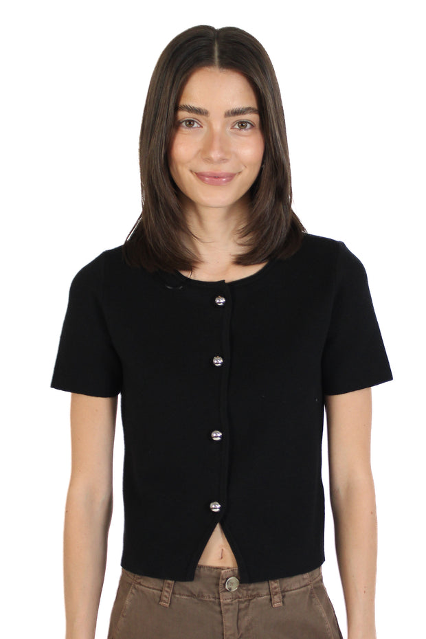 Siham Black Cardigan