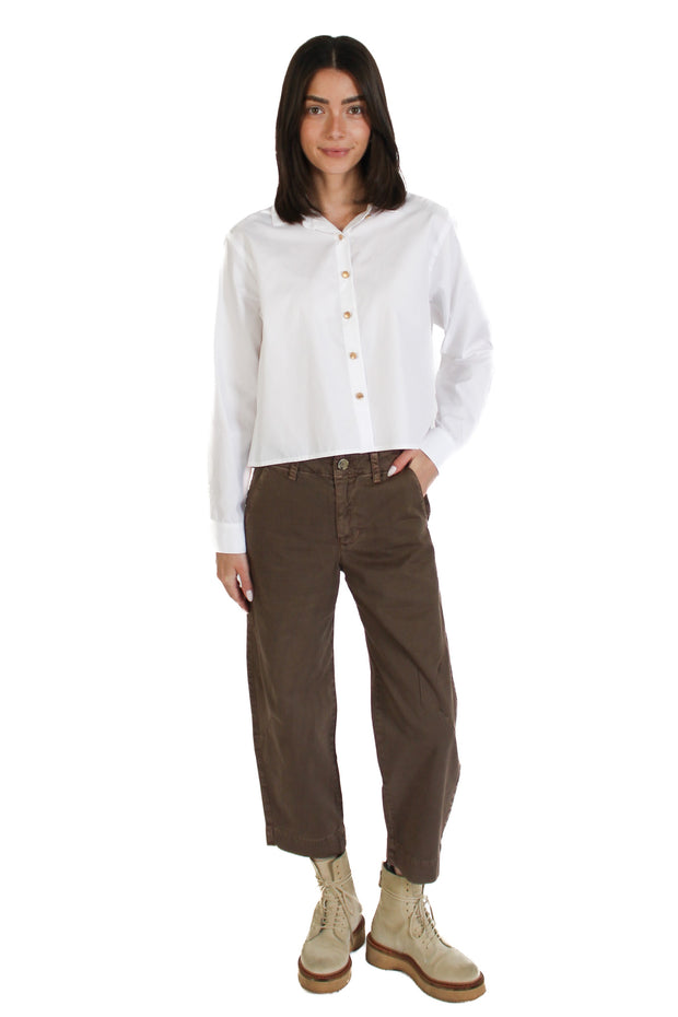 Riri White Gold Button Down