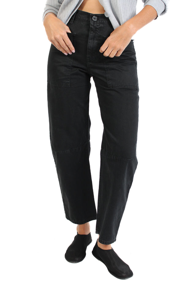 Vintage Black Brylie Twill Pant