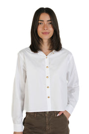 Riri White Gold Button Down