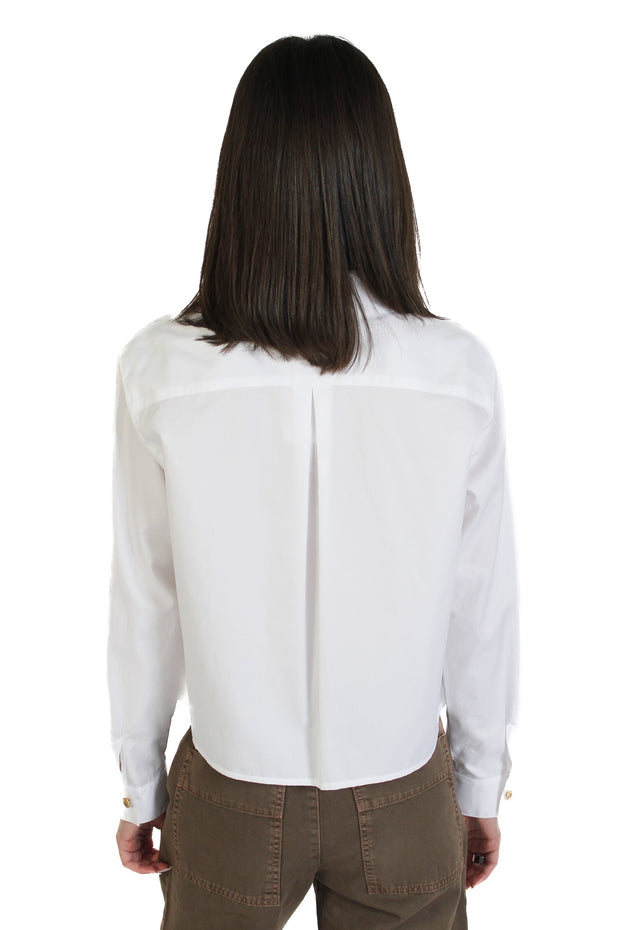Riri White Gold Button Down