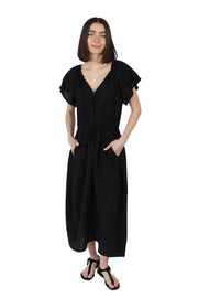 Bali Black Linen Dress