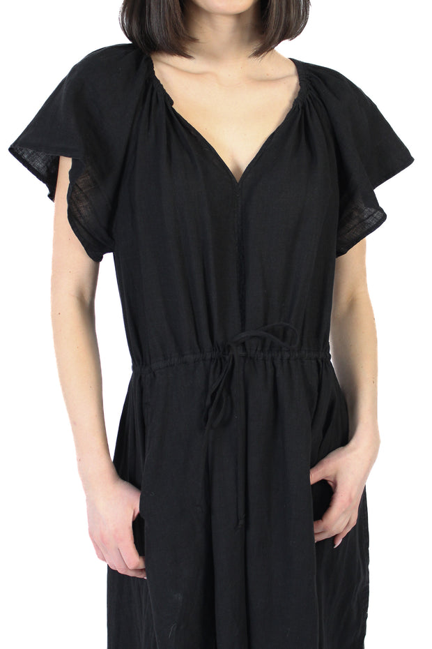 Bali Black Linen Dress