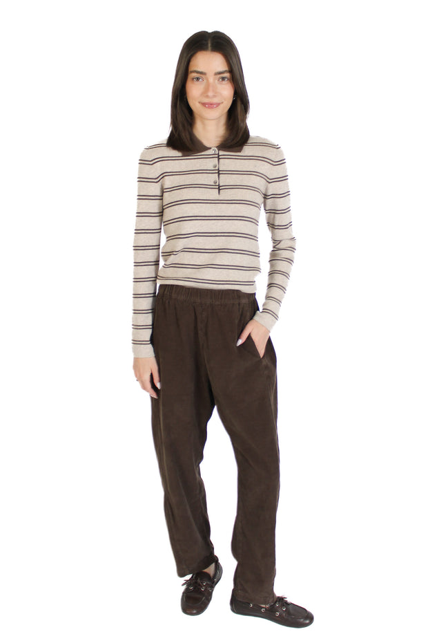 Natural Stripe Polo