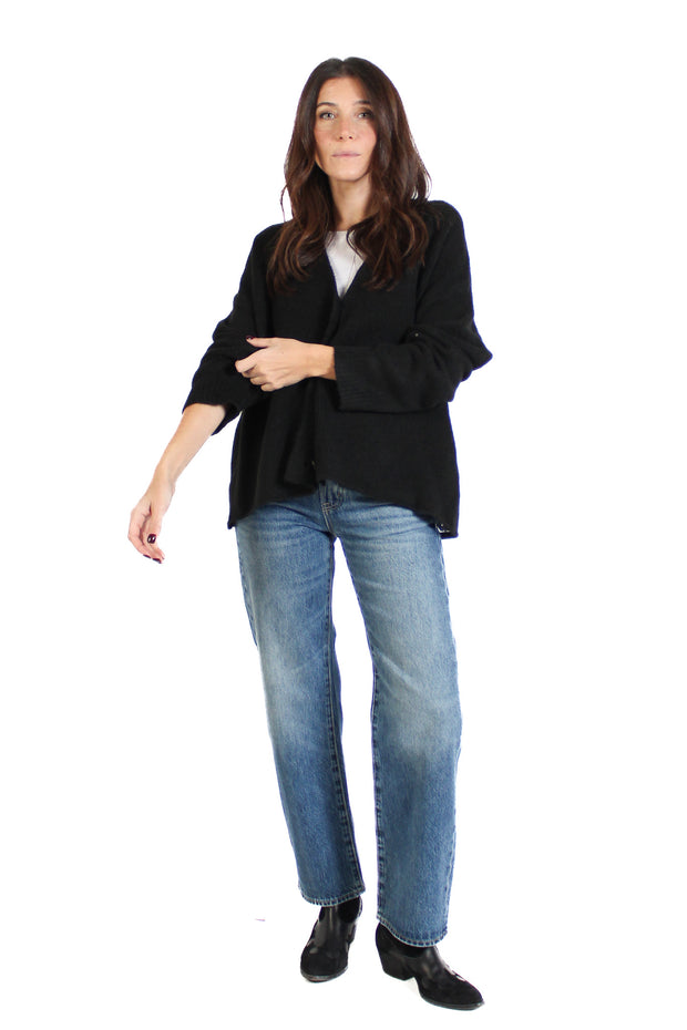 Asher Black Cardigan