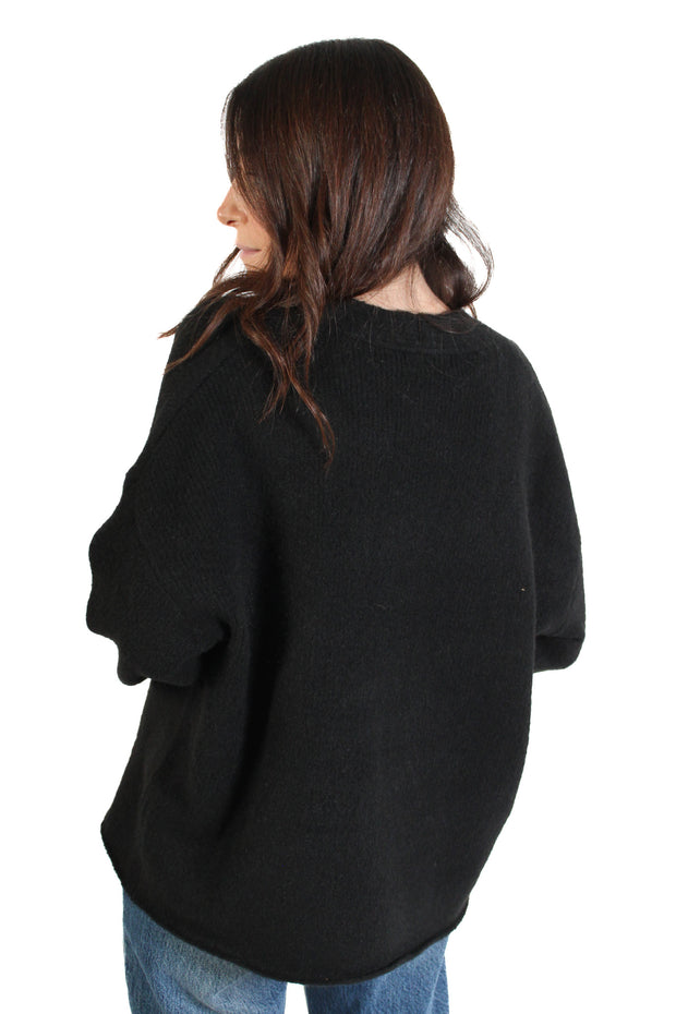 Asher Black Cardigan