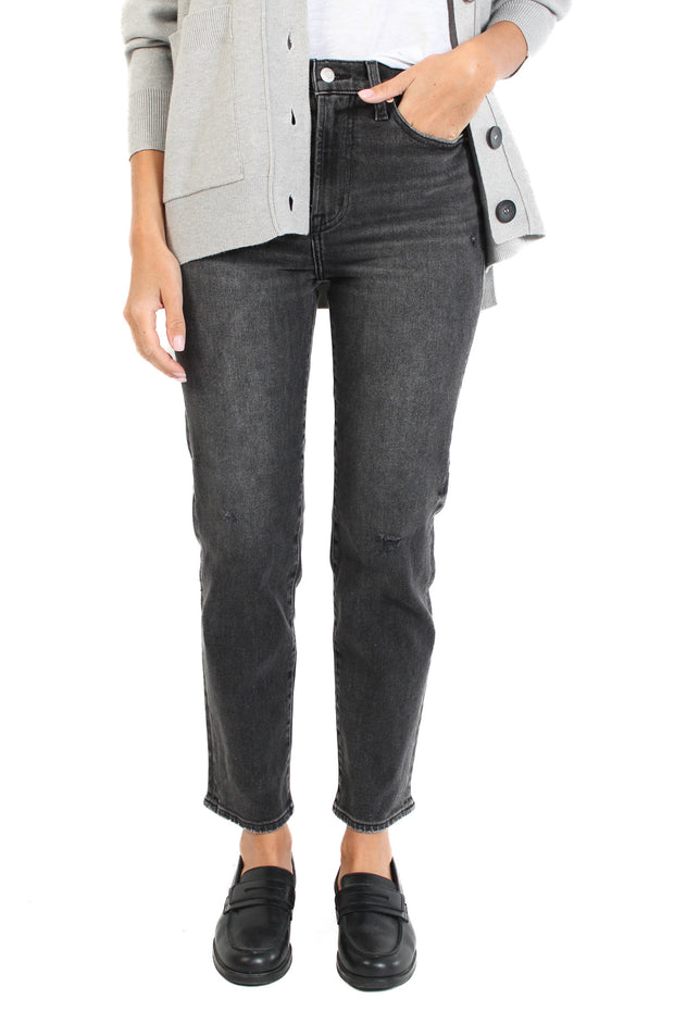 Charlie Flat Iron High Rise Classic Straight Leg Jean