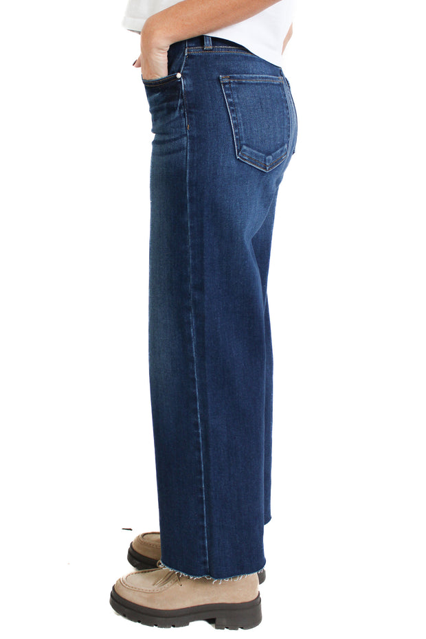 Scissor Cut Wide Leg Jeans