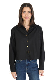 Riri Black Gold Button Down