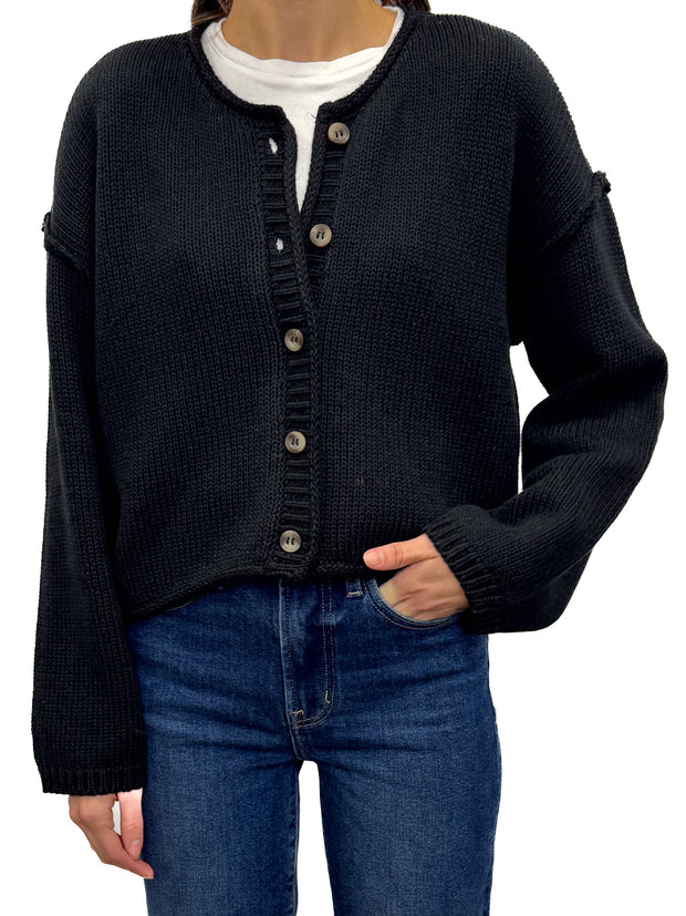 Sindhu Black Cardigan