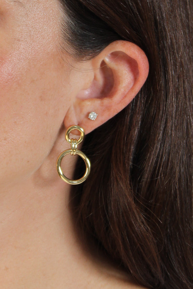 Kate Circle Dangle Earrings