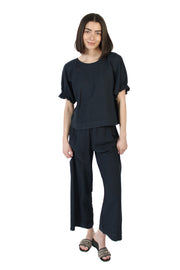 Emily Shadow Linen Top