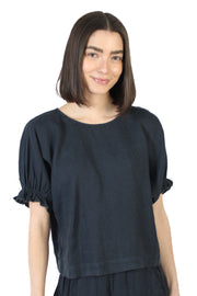 Emily Shadow Linen Top