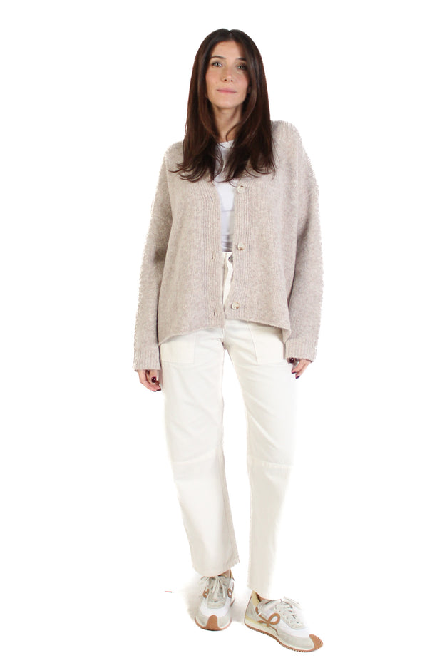 Brylie Ivory Twill Pant