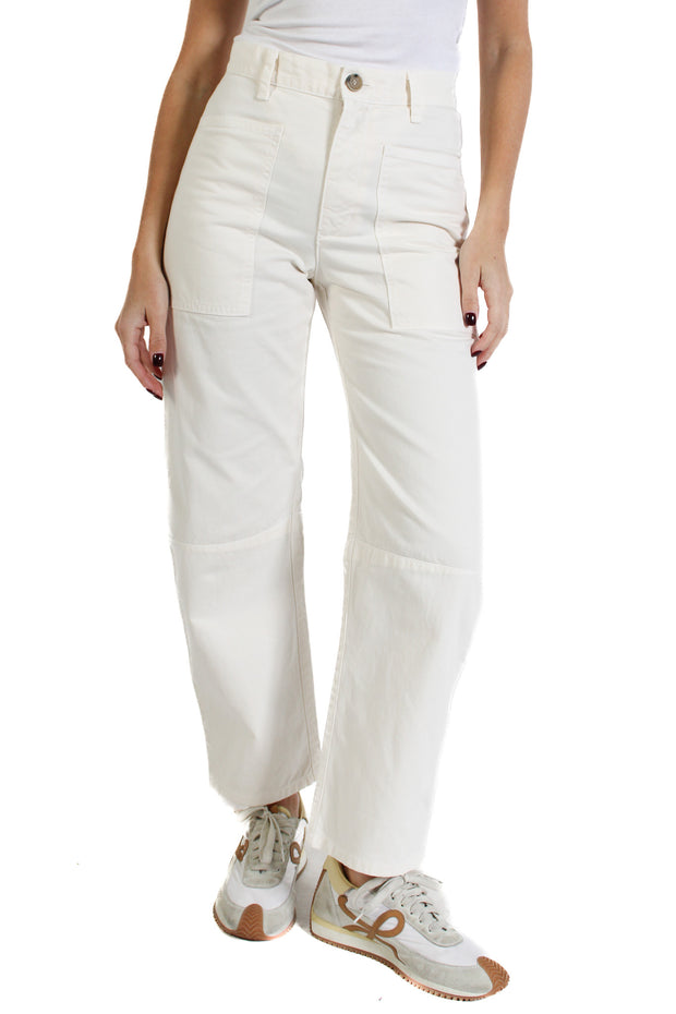 Brylie Ivory Twill Pant