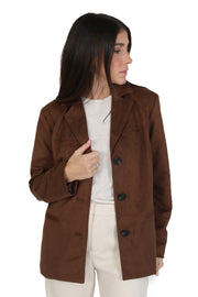 Salie Faux Suede Jacket