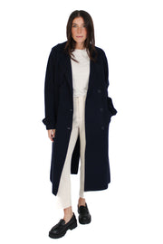 Preston Navy Trench Coat