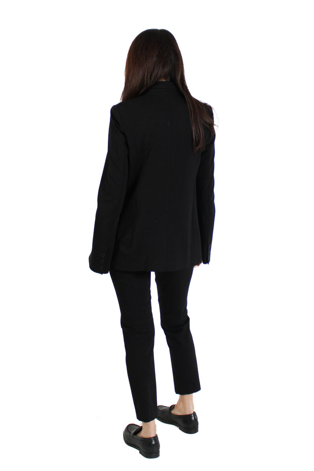 Black Riri Ponte Zip Blazer