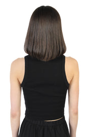 Harla Black Cropped Tank