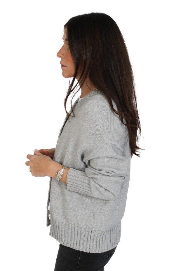 Beau Grey Cardigan