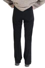 Riri Black Jersey Bootcut Pant