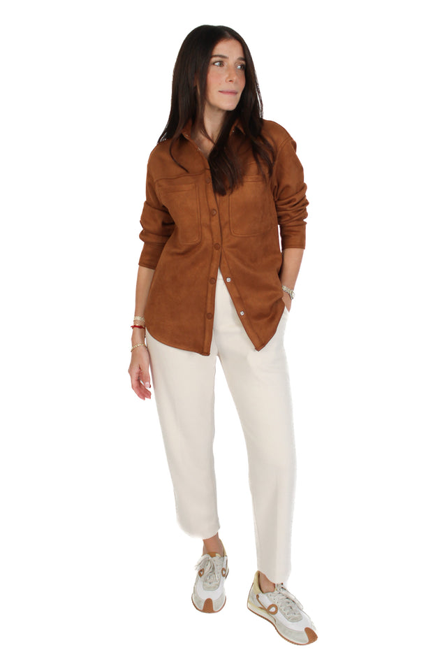 Alisha Cognac Shirt