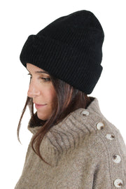 Black Apres Ski Hat