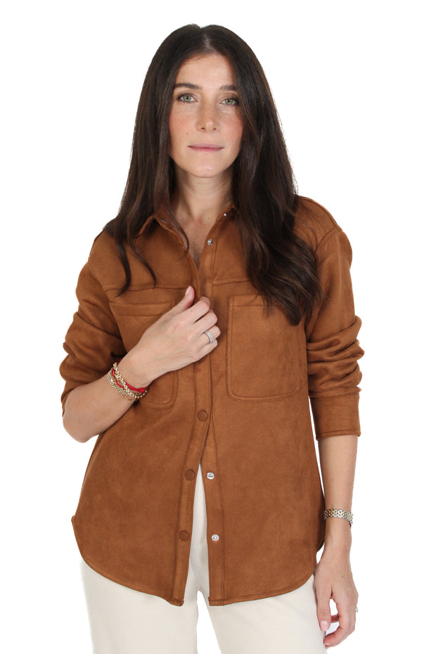 Alisha Cognac Shirt