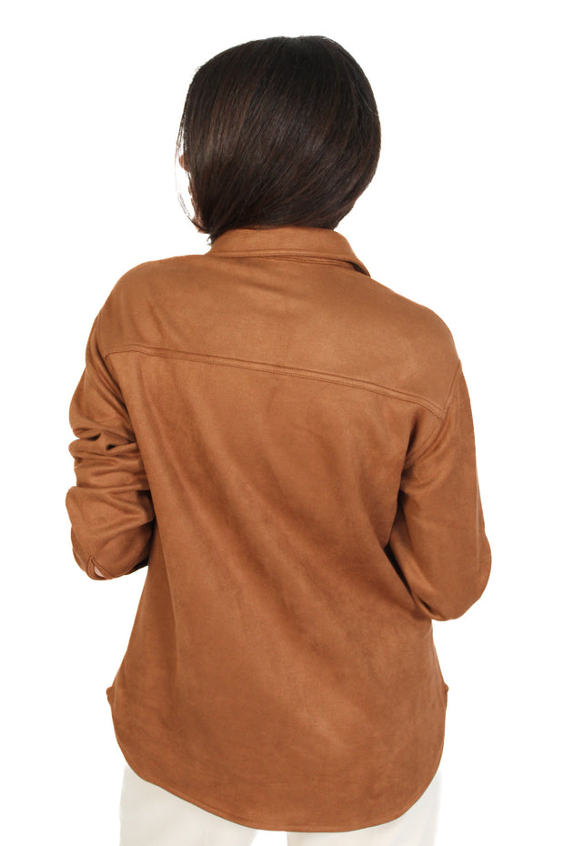 Alisha Cognac Shirt
