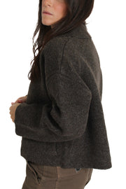 Jonah Chocolate Knit Jacket