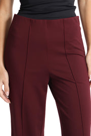 Wine Riri Ponte Cropped Pants