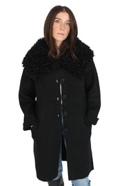 Dakota Black Curly Coat