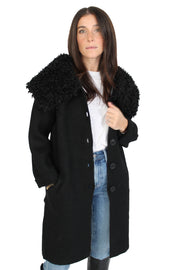Dakota Black Curly Coat