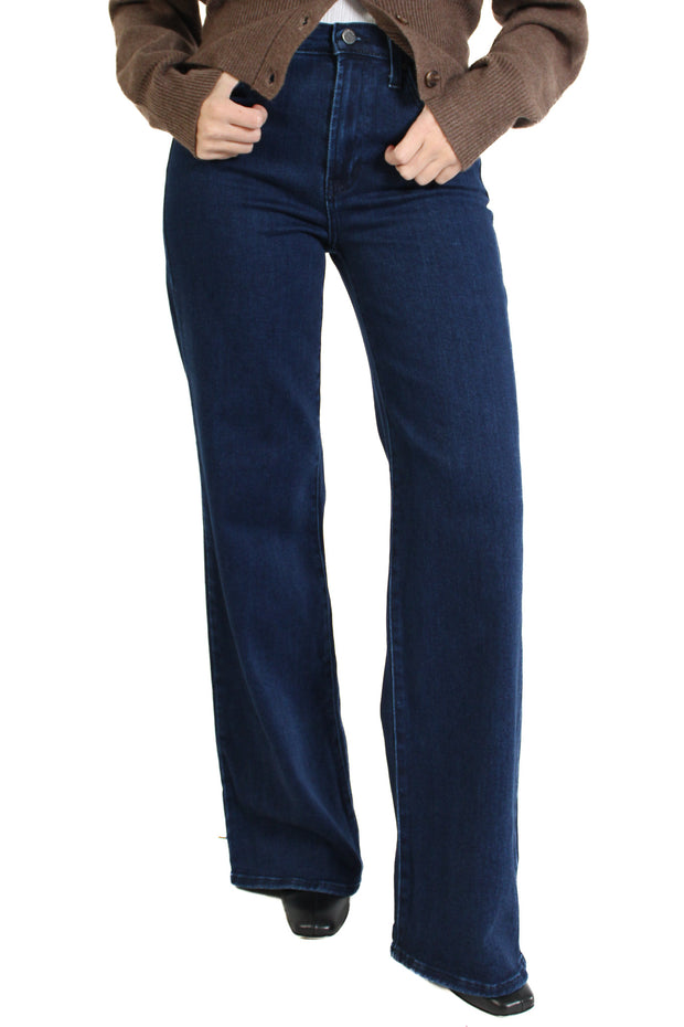 Dark Denim Palazzo Jean