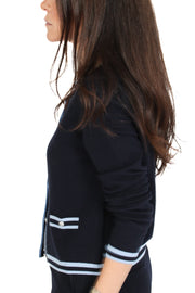 Rachel Navy Cardigan