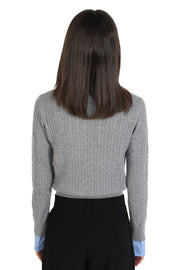Varsity Collard Sweater