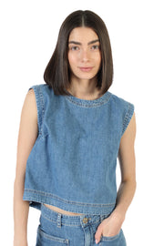 Loren Denim Top